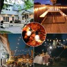 Ghirlanda luminoasa pentru 20 LED-uri E27, lungime 10 m, IP44, interconectabila