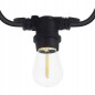 Ghirlanda luminoasa pentru 20 LED-uri E27, lungime 10 m, IP44, interconectabila Ghirlanda luminoasa pentru 20 LED-uri E27, lungime 10 m, IP44, interconectabila