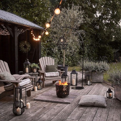 Ghirlanda luminoasa, interior si exterior, pentru 15 LED-uri, soclu E27, lungime cablu 15 m