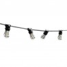Ghirlanda LED, interior/exterior, pentru 20 becuri, lungime 20 m, IP44, soclu E27