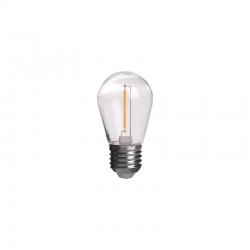 Bec LED COB, pentru ghirlande luminoase, E27, alb cald, 1W, 60 lm, set 5 bucati
