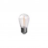 Bec LED COB, pentru ghirlande luminoase, E27, alb cald, 1W, 60 lm, set 5 bucati
