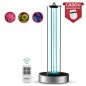 Lampa UVC bactericida 38W, temporizator touch, telecomanda, 38 mp Lampa UVC bactericida 38W, temporizator touch, telecomanda, 38 mp