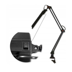 Lampa de birou LED SMD, putere 7W, lumina neutra 4500K, brat mobil, suport prindere tip menghina