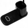 Lampa de birou LED flexibila, 30W, incarcator QI, buton tactil, 3 moduri iluminare, organizator pixuri