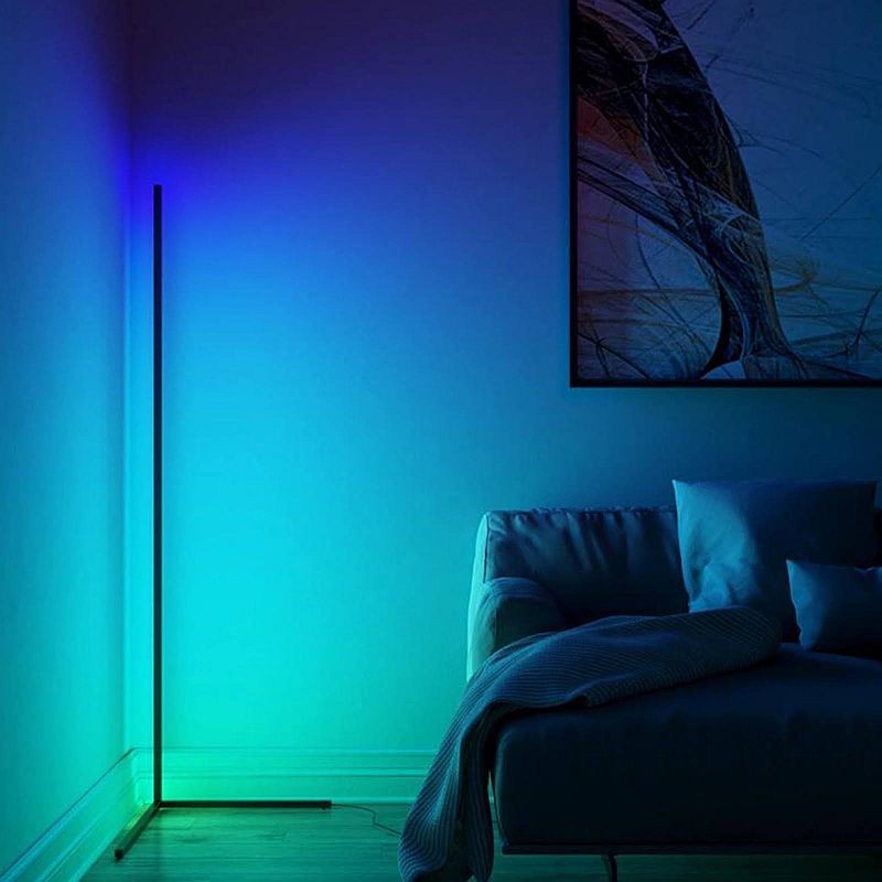 Borrow Motivation Suffocate Lampa LED RGB, 20W, control telecomanda, efecte luminoase, de colt -  Glowmania