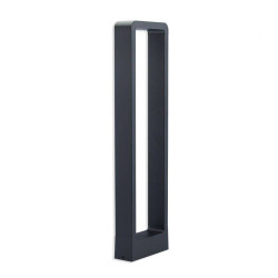 Lampa de gradina din aluminiu, lumina alb neutru, LED 7W, IP54, inaltime 80 cm