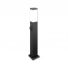Corp de iluminat exterior, LED 40W, soclu E27, 65 cm, otel inoxidabil