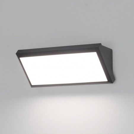 Aplica LED de gradina, 12W, LED SMD, lumina neutra 4000K, 700 lm, IP65, negru