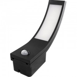 Aplica LED pentru exterior, 10W, senzor incorporat, IP54, lumina neutra 4000K, 750 lm, negru