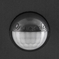 Aplica LED pentru exterior, 10W, senzor incorporat, IP54, lumina neutra 4000K, 750 lm, negru