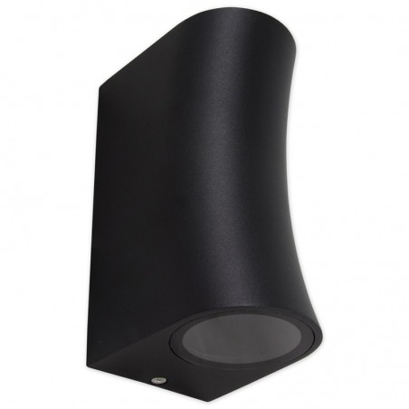 Aplica LED de exterior DORA DUO, montare perete, 35W, IP44, aluminiu si sticla