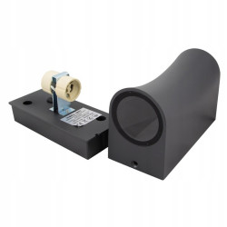 Aplica LED de exterior DORA DUO, montare perete, 35W, IP44, aluminiu si sticla