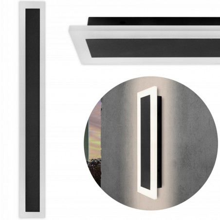 Aplica LED SMD pentru exterior, 24W, 4500K, lumina neutra, carcasa aluminiu, 80 cm