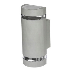 Aplica LED de exterior, luminare sus jos, IP54, 220-240V, aluminiu si sticla securizata