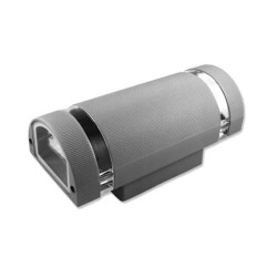 Aplica LED de exterior, luminare sus jos, IP54, 220-240V, aluminiu si sticla securizata