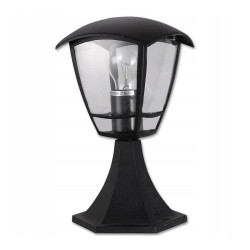 Felinar exterior, design retro, LED E27, maxim 60W, aluminiu/policarbonat