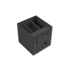 Aplica LED CREE, 2 x 3W XBD, lumina neutra, 180lm, IP54, antracit