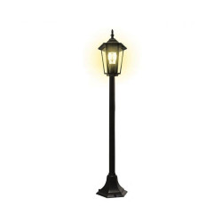 Felinar vintage cu picior, amplasare in exterior, LED E27, inaltime 105 cm