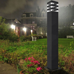 Lampa de gradina, LED GU10, 80 cm, IP44, alimentare la retea