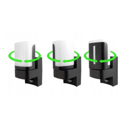 Corp de iluminat Veroni, rotativ, senzor de miscare si crepuscular, LED SMD 4000K 380 lm