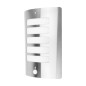 Lampa de gradina, E27, 60W, montare perete, senzor de miscare si amurg, 30 x 23, argintiu Lampa de gradina, E27, 60W, montare perete, senzor de miscare si amurg, 30 x 23, argintiu