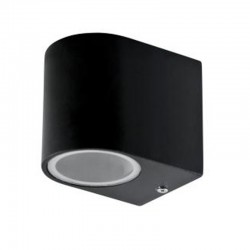 Aplica exterioara, LED GU10, 35W, orientare in jos, IP44, 8 x 9.2 x 6.6 cm, negru