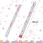 Tun confetti fluturi, multicolori, tub 100 cm