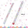 Tun confetti fluturi, multicolori, tub 100 cm