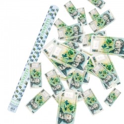 Confetti bani falsi romanesti, tun 80 cm, pentru petreceri si aniversari