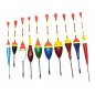 Set 10 plute de pescuit, greutate plutitoare: 0,8 g - 4,5g, plastic, multicolor Set 10 plute de pescuit, greutate plutitoare: 0,8 g - 4,5g, plastic, multicolor