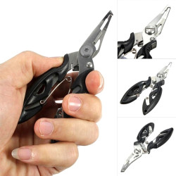 Cleste universal pentru pescuit, 12, 5 x 5cm, negru/argintiu
