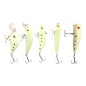 Set 5 naluci peste rapitor, plastic, 7 - 9 cm, galben Set 5 naluci peste rapitor, plastic, 7 - 9 cm, galben