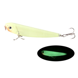 Set 5 naluci peste rapitor, plastic, 7 - 9 cm, galben