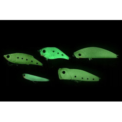 Set 5 naluci peste rapitor, plastic, 7 - 9 cm, galben