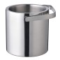 Set recipient cuburi gheata, capac, filtru, 1,3L, 23,5 x 14,5 cm, otel, argintiu
