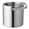 Set recipient cuburi gheata, capac, filtru, 1,3L, 23,5 x 14,5 cm, otel, argintiu
