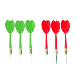 Joc darts duble face, 6 sageti incluse, 1,5kg, 36 x 1 cm, multicolor