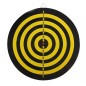 Joc darts duble face, 2 sageti incluse, 24 x 1 cm, negru/galben