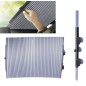 Parasolar parbriz, pliabil, protectie UV, ventuze prindere, 400g, 150 x 70 cm, argintiu Parasolar parbriz, pliabil, protectie UV, ventuze prindere, 400g, 150 x 70 cm, argintiu