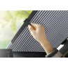 Parasolar parbriz, pliabil, protectie UV, ventuze prindere, 400g, 150 x 70 cm, argintiu