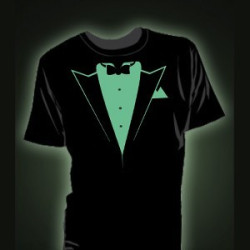 Tricou fosforescent Tuxedo
