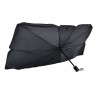 Parasolar parbriz umbrela, pliabil, protectie UV, 400g, 130 x 75 cm, gri/negru