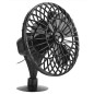 Ventilator auto, lungime cablu: 1,6m, ventuze prindere, 14 cm, negru Ventilator auto, lungime cablu: 1,6m, ventuze prindere, 14 cm, negru