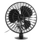 Ventilator auto, lungime cablu: 1,6m, ventuze prindere, 14 cm, negru Ventilator auto, lungime cablu: 1,6m, ventuze prindere, 14 cm, negru