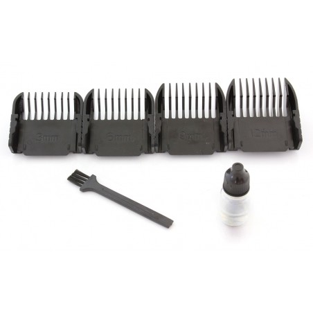 Masina tuns caini/pisici, 4 distantiere incluse: 3 - 12 mm, 35W, 50db, 18 x 5 x 4 cm, negru