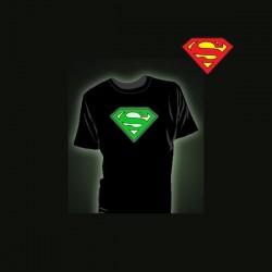 Tricou fosforescent Superman