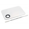 Paleta cosmetica pentru mixare, 11,5 x 7,5 cm, alb