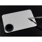 Paleta cosmetica pentru mixare, 11,5 x 7,5 cm, alb