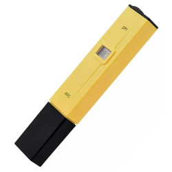 Tester PH electronic, afisaj LCD, masurare: 0,0 - 14,0 pH, 15,5 x 3,1 x 1,8 cm, galben/negru